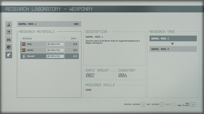 Starfield. Модификация оружия