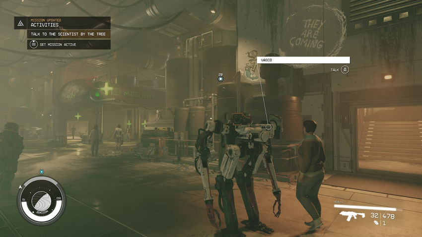 Starfield. Квест Прозвон сети