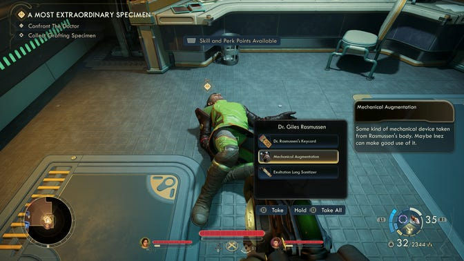 The Outer Worlds 2. Дополнительные задания