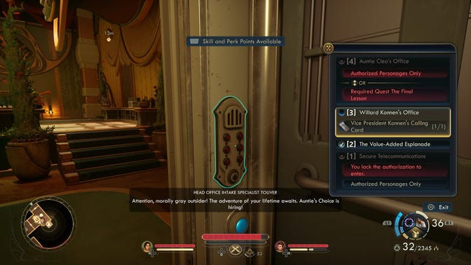 The Outer Worlds 2. Дополнительные задания