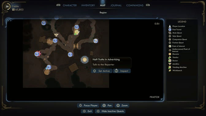 The Outer Worlds 2. Дополнительные задания