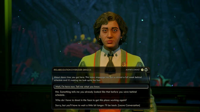 The Outer Worlds 2. Дополнительные задания