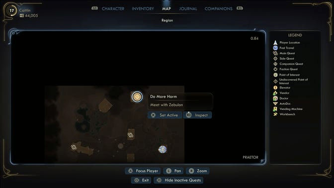 The Outer Worlds 2. Дополнительные задания