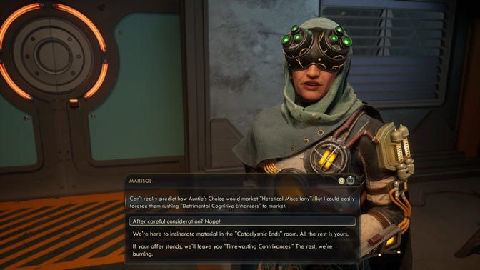 The Outer Worlds 2. Дополнительные задания