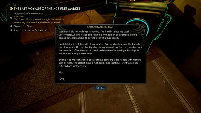 The Outer Worlds 2. Дополнительные задания