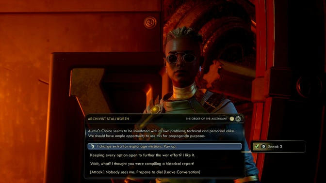 The Outer Worlds 2. Дополнительные задания