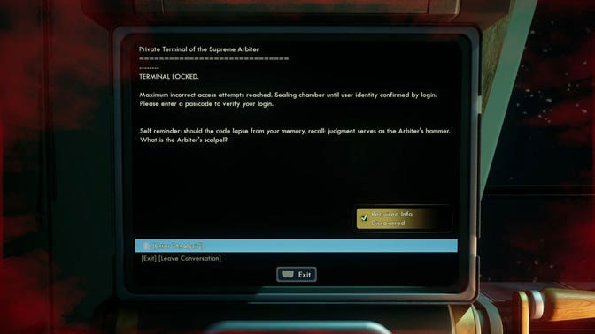 The Outer Worlds 2. Дополнительные задания