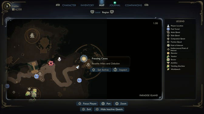 The Outer Worlds 2. Дополнительные задания