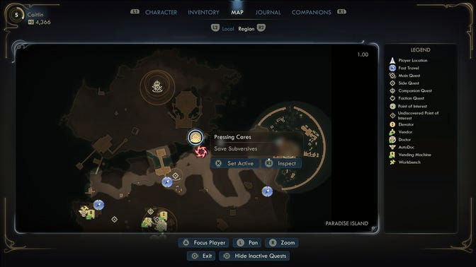 The Outer Worlds 2. Дополнительные задания