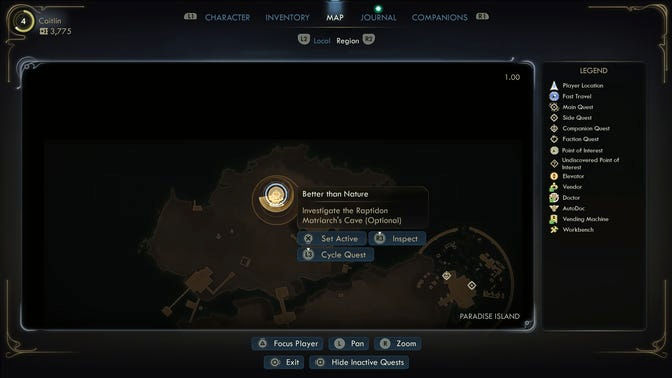 The Outer Worlds 2. Дополнительные задания