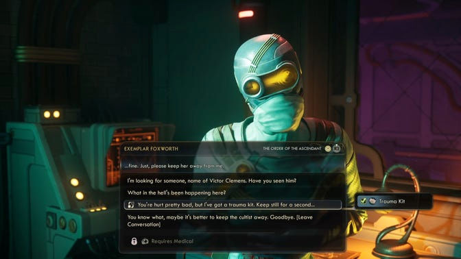 The Outer Worlds 2. Дополнительные задания