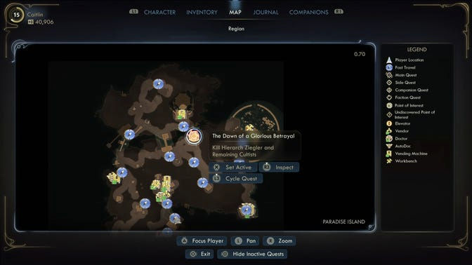 The Outer Worlds 2. Дополнительные задания