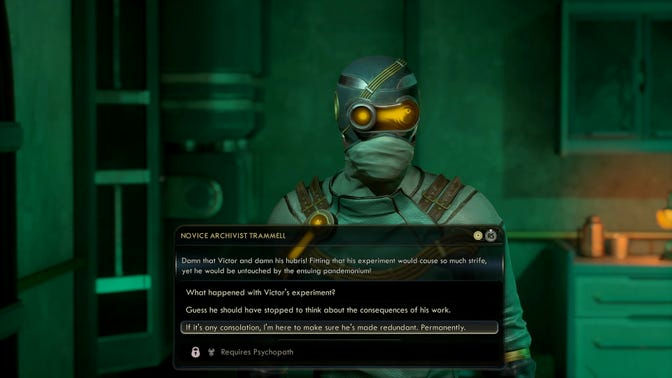 The Outer Worlds 2. Прохождение