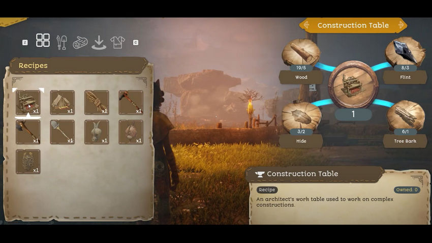 Towers of Aghasba. Строительный стол