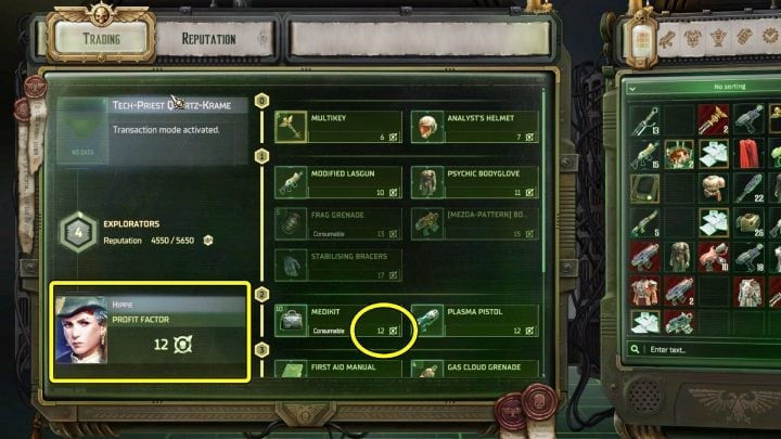 Warhammer 40000 Rogue Trader. Коэффициент прибыли