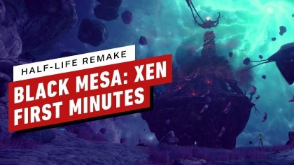 Геймплей - Black Mesa: Xen (HALF-LIFE 1 REMAKE) – 6 минут игрового процесса
