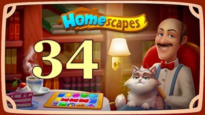 Видеопрохождения - HomeScapes уровень 34 прохождение