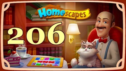 Видеопрохождения - HomeScapes уровень 206 прохождение