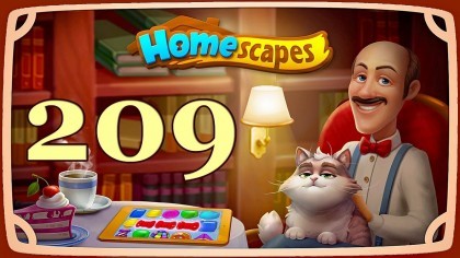 Видеопрохождения - HomeScapes уровень 209 прохождение