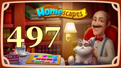 Видеопрохождения - HomeScapes уровень 497 прохождение