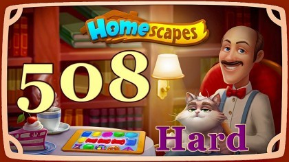 Видеопрохождения - HomeScapes уровень 508 (сложный) прохождение