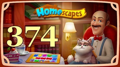 Видеопрохождения - HomeScapes уровень 374 прохождение