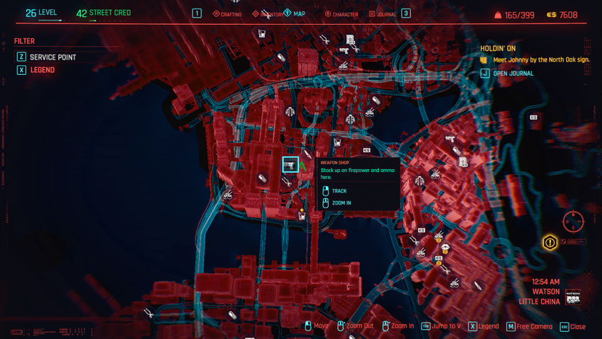 торговцы орижием Cyberpunk 2077 на карте