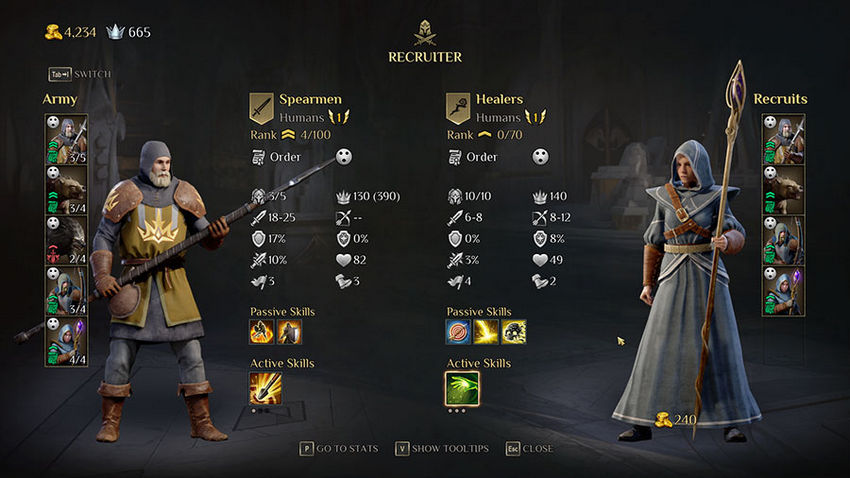 юниты King's Bounty 2