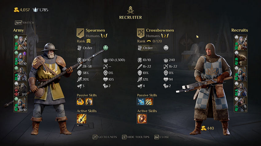 юниты King's Bounty 2