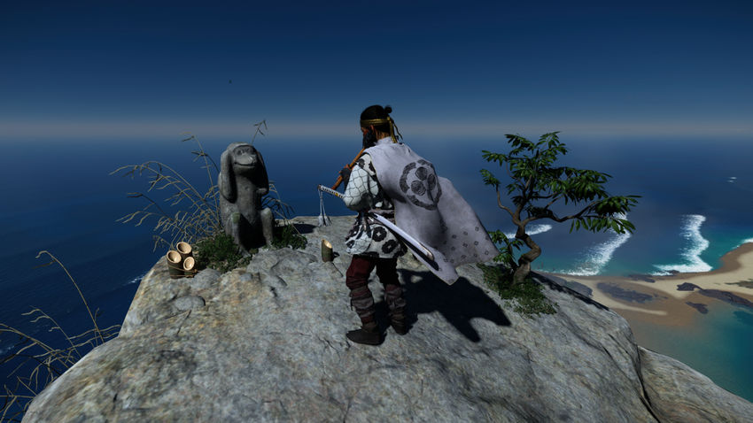 каменные обезьяны Tale of the Iki Island