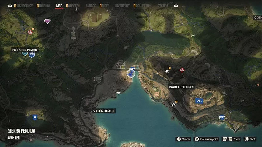 Подробная карта far cry 6
