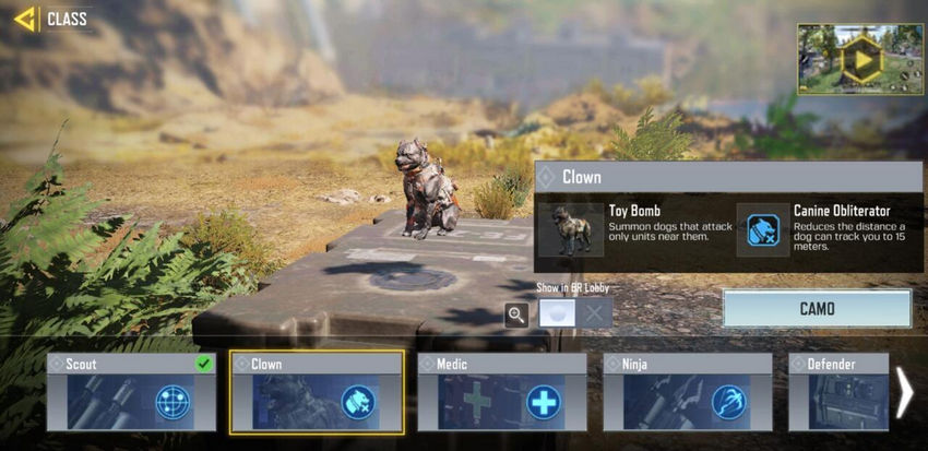 классы Call of Duty Mobile