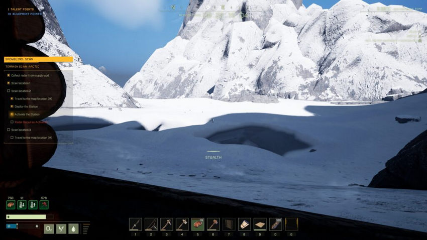 прохождение Снежная Слепота Icarus