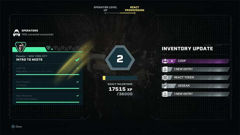 прокачка Rainbow Six Extraction