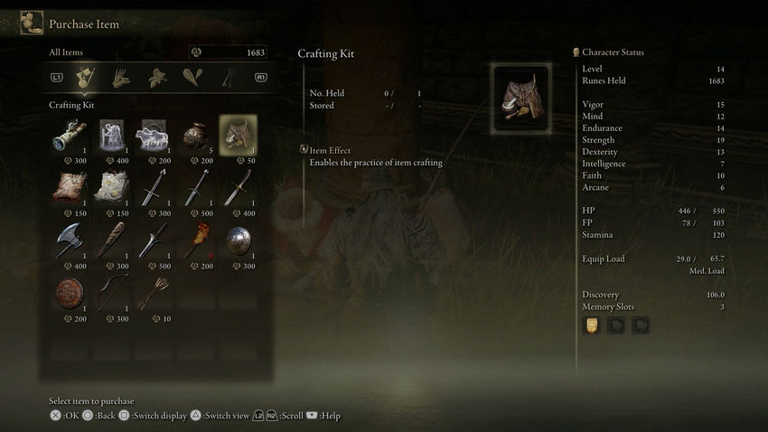 крафт Elden Ring