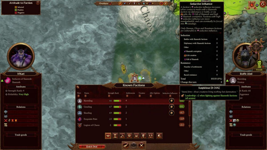 фракция Слаанеш Total War Warhammer 3