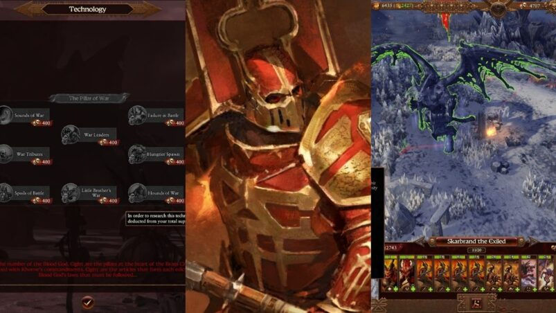 фракция Кхорна Total War Warhammer 3