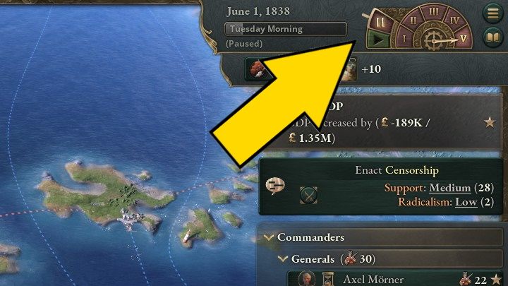 интерфейс Victoria 3