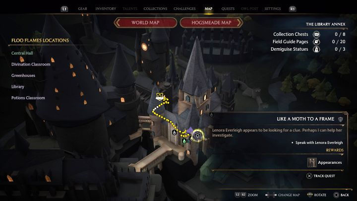 дополнительные задания Hogwarts Legacy