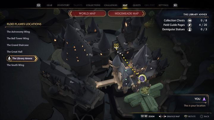 дополнительные задания Hogwarts Legacy