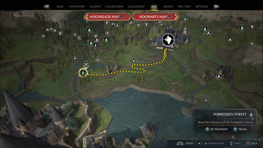 дополнительные задания Hogwarts Legacy