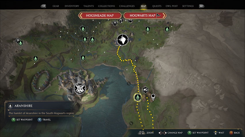 дополнительные задания Hogwarts Legacy
