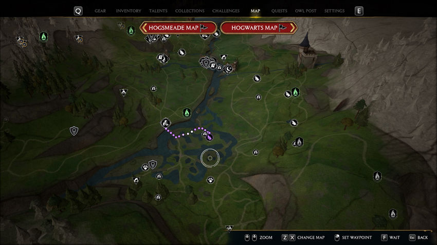 испытания Мерлина Hogwarts Legacy