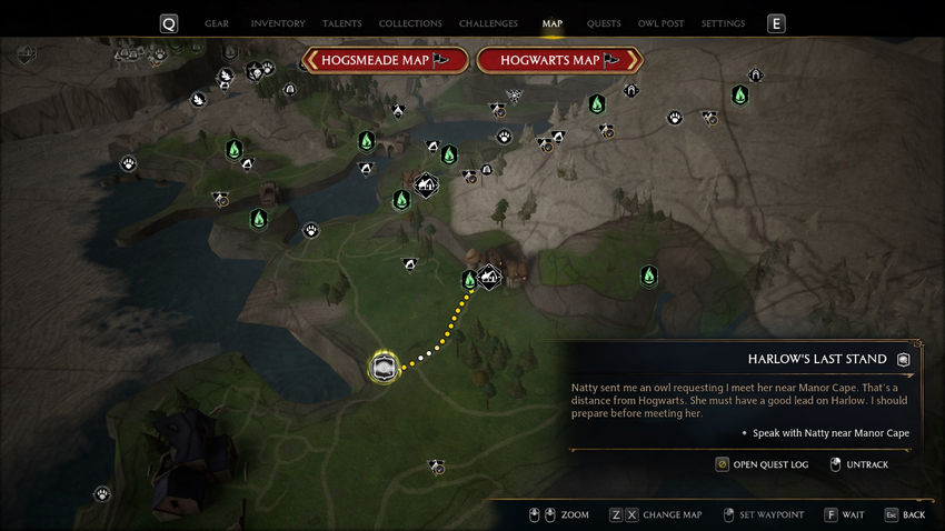 дополнительные квесты Hogwarts Legacy