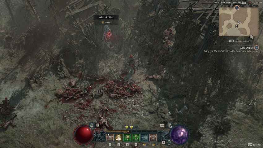 алтарь Лилит Diablo 4 на карте