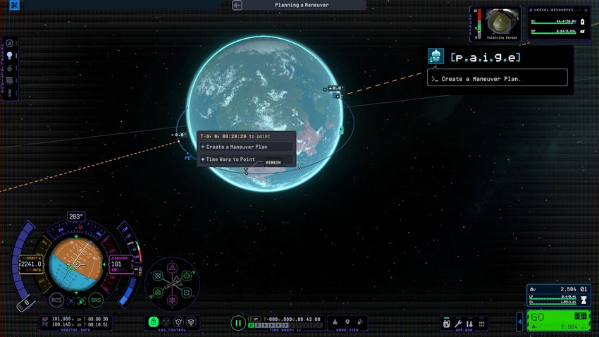 план маневра Kerbal Space Program 2