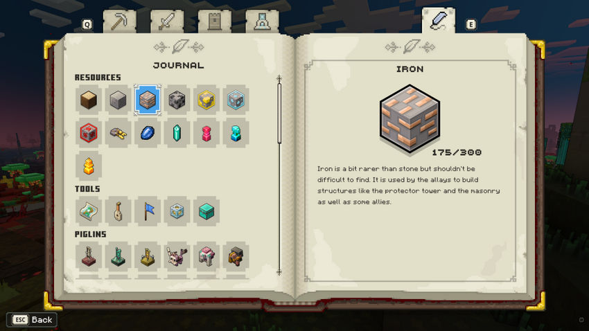 железо Minecraft Legends
