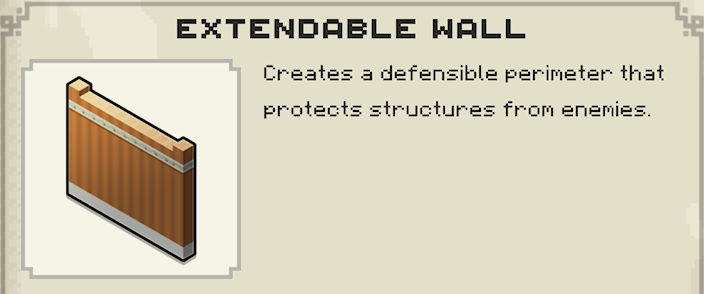 защитные сооружения Minecraft Legends