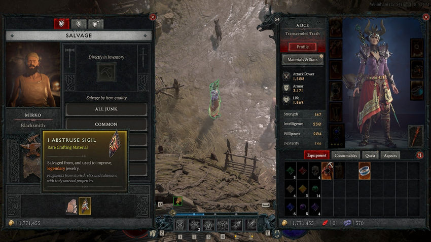 Diablo 4. Улучшение снаряжения