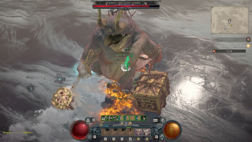 Diablo 4. Золотая Проклятая Алчность